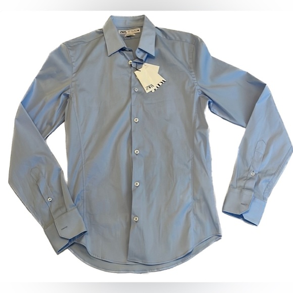 Zara Shirts Mens Zara Stretch Button Down Long Sleeve Dress Shirt